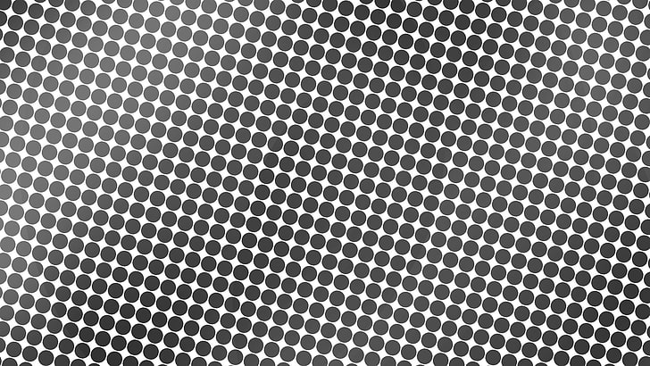polka dots, circle, backgrounds, metal, full frame, pattern, HD wallpaper
