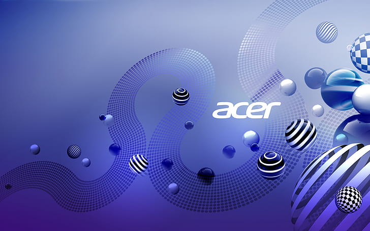 Acer Mauve World, laptop, logo, notebook, art, HD wallpaper