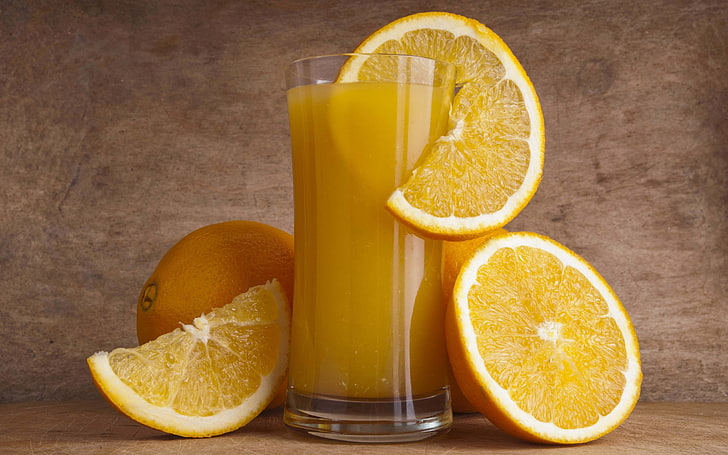 orange juice and fruit, oranges, citrus, citrus Fruit, orange - Fruit, HD wallpaper