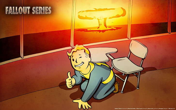 man kneeling near table clip art, Fallout, Fallout: New Vegas, HD wallpaper