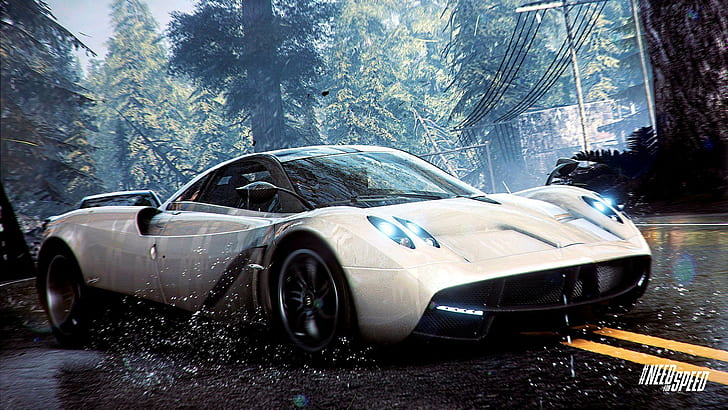 Need for Speed, Rivals, 2013, white luxury car, NFS, NFSR, Pagani