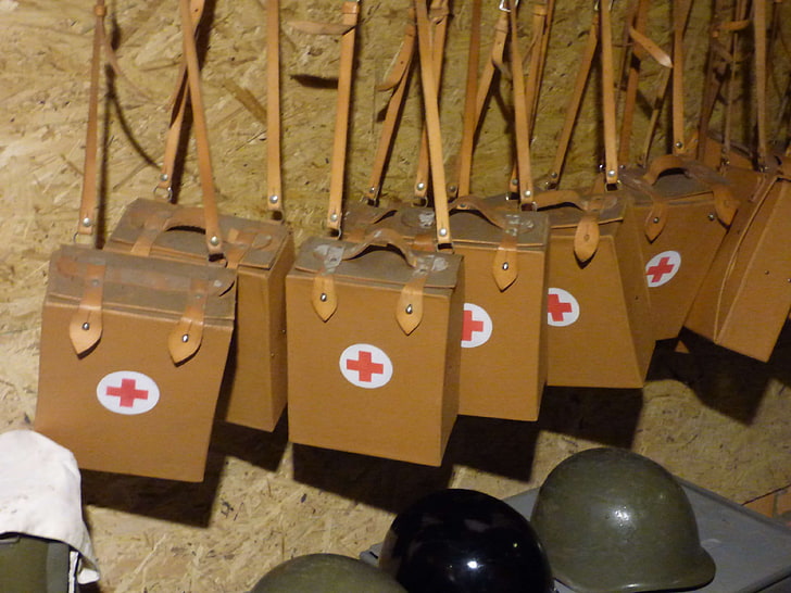 bunker, first aid, first aid kit, health, help, medic, medical, HD wallpaper