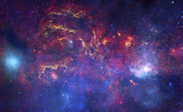HD wallpaper: Beautiful Galaxy, orange and purple galaxy, Space, astronomy  | Wallpaper Flare