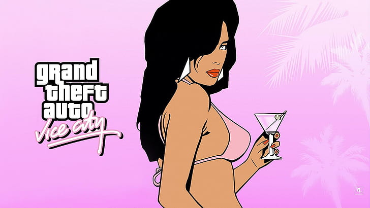 Gr Theft Auto: Vice City, grand, games, HD wallpaper