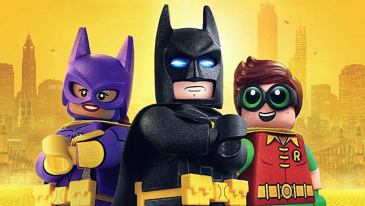 Movie, The Lego Batman Movie, Catwoman, Robin (DC Comics), toy, HD wallpaper
