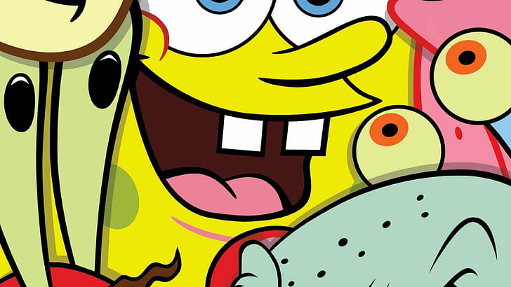 Hd Wallpaper Animation Cartoon Family Spongebob Squarepants