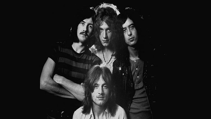 Band (Music), Led Zeppelin, togetherness, group of people, portrait, HD wallpaper