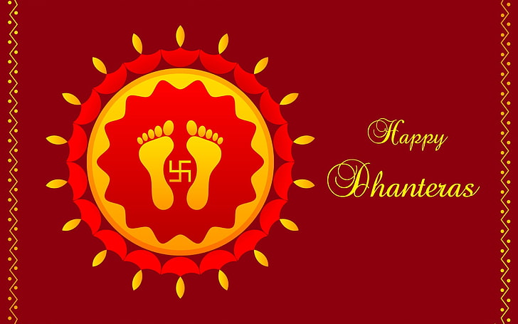 Happy Dhanteras 2015, Festivals / Holidays, Diwali, text, communication, HD wallpaper