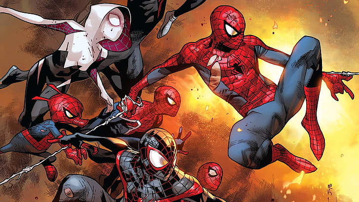 Web, Heroes, Costume, Mask, Comic, Superheroes, Marvel, Spider-man, HD wallpaper