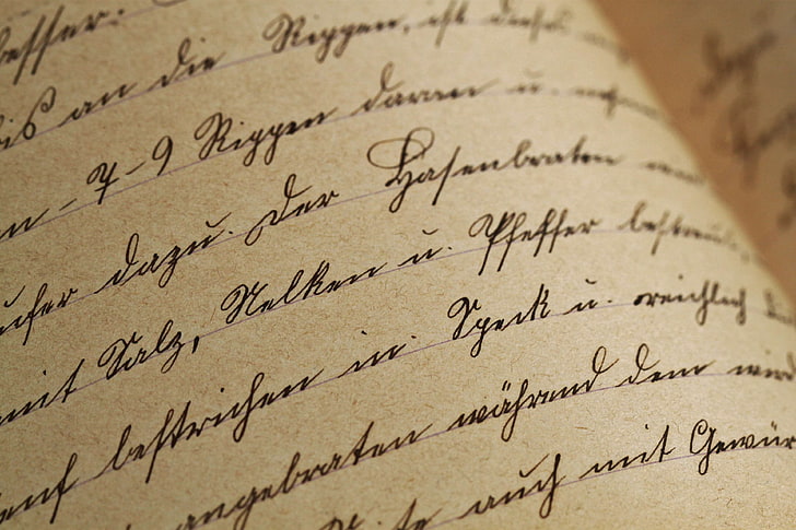 antique, font, handwriting, handwritten, letters, old, page, HD wallpaper