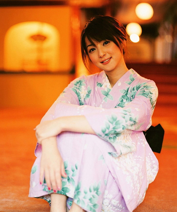 Sasaki Nozomi, Asian, Visual Young Jum, women, traditional clothing, HD wallpaper