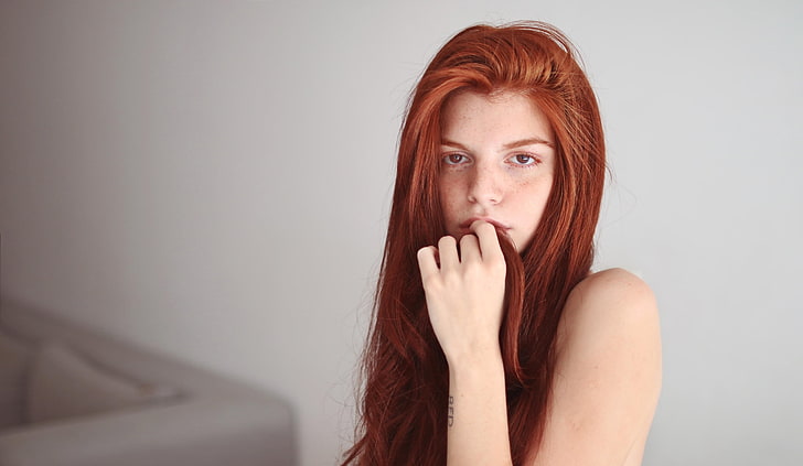 women, model, Suicide Girls, redhead, freckles, young adult