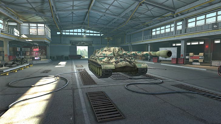 entertainment, heavy tank, IS-7, wot blitz HD wallpaper