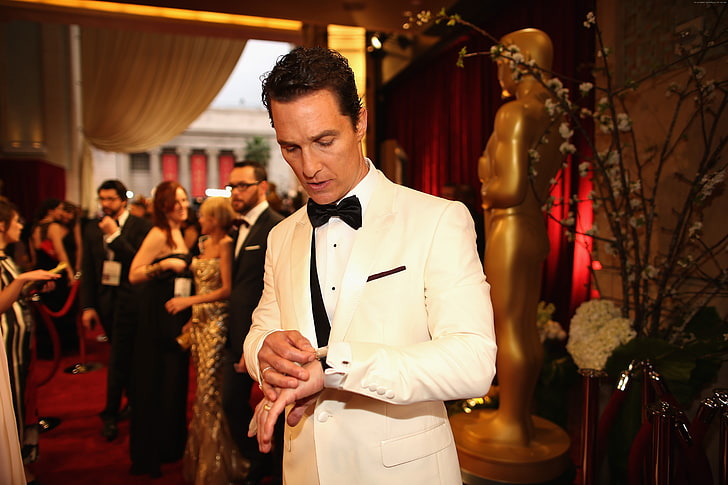 Actor, Most Popular Celebs in 2015, award, Matthew McConaughey, HD wallpaper