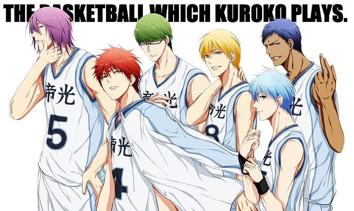 Anime, Kuroko's Basketball, Atsushi Murasakibara, Daiki Aomine