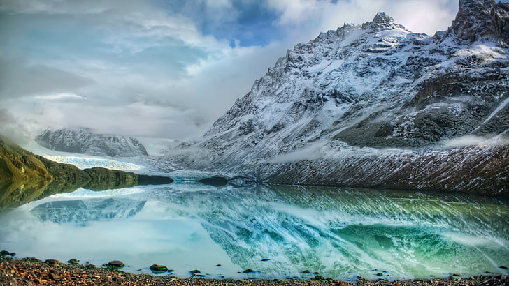 HD wallpaper: booking, rest, 8k, mountains, lake, snow, travel ...
