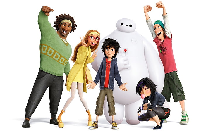 Animated Movies, Baymax (Big Hero 6), Disney, Fred (Big Hero 6)
