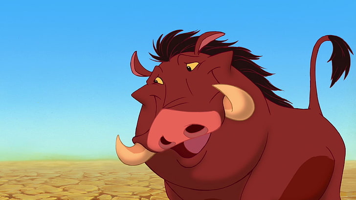 Pumba from Lion King, movies, The Lion King, Disney, animated movies, HD wallpaper