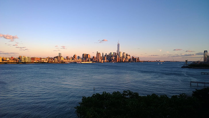 photography, Manhattan, New York City, USA, sky, building exterior, HD wallpaper