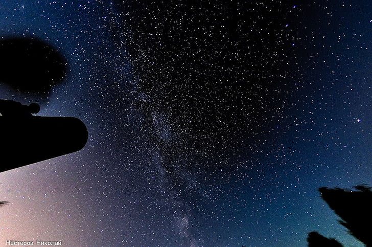 stars, night, sky, star - space, astronomy, low angle view, HD wallpaper