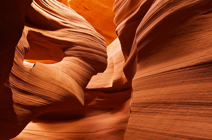 Antelope Canyon, nature, rocks, texture, cave, rock formation