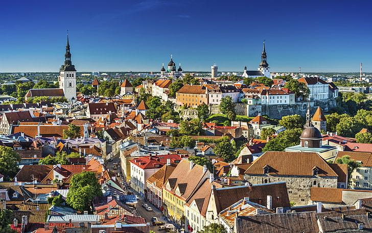 Tallinn Is The Capital And Largest City Of Estonia Is Located On The Northern Coast Of The Country, On The Coast Of The Gulf Of Finland, 80 Kilometers South Of Helsinki, HD wallpaper