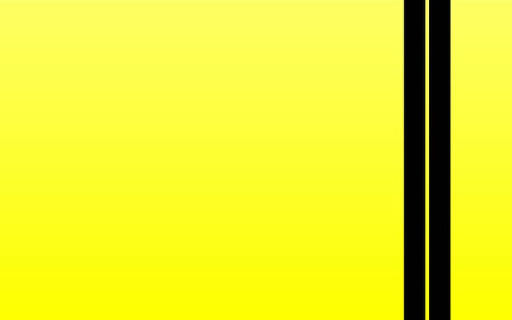 abstract, bright, light, plain, yellow, HD wallpaper