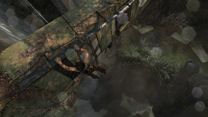 men's gray and pink shirt, Lara Croft, Tomb Raider, video games, HD wallpaper