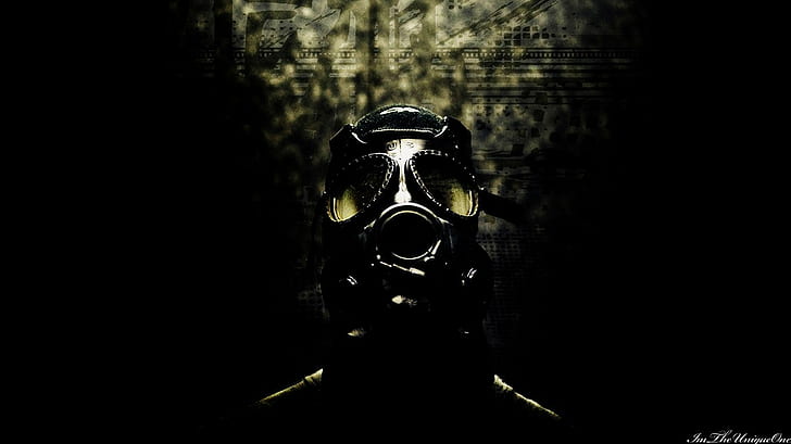 gas masks, apocalyptic, HD wallpaper