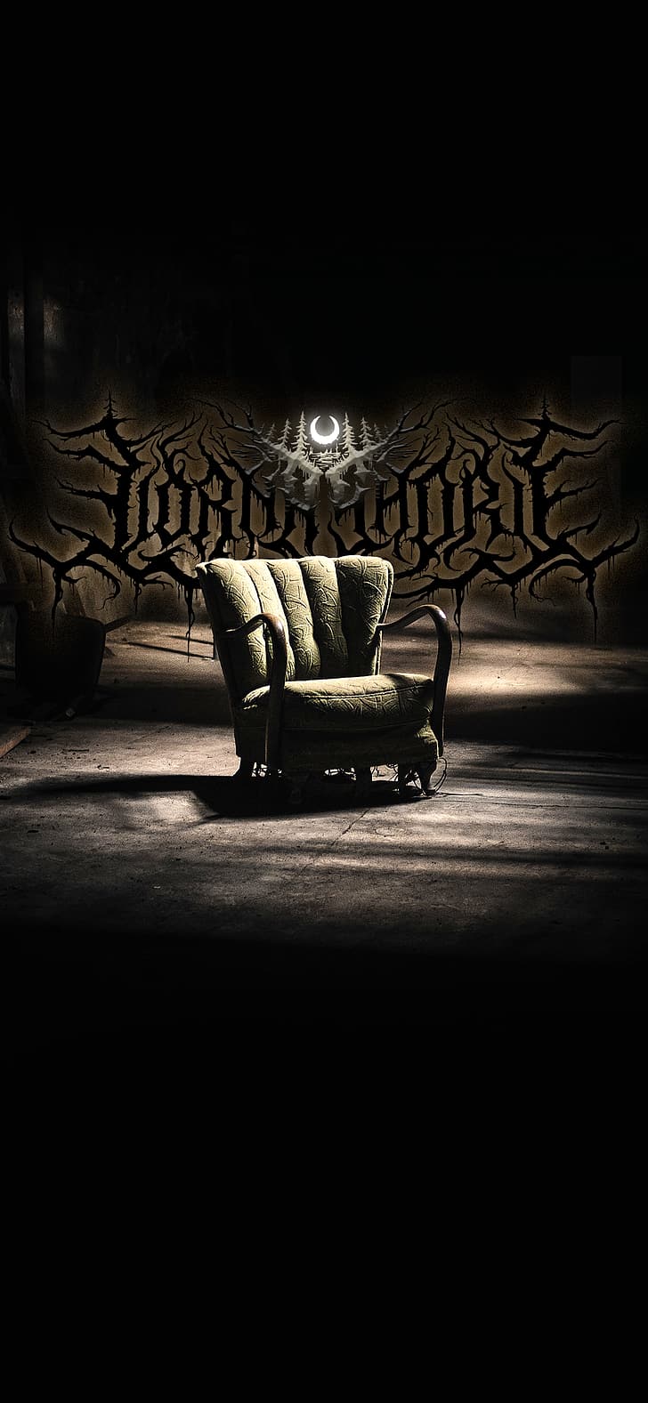 Lorna Shore, deathcore, abandoned, chair