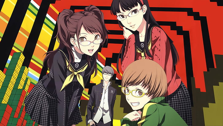 Persona, Persona 4, Chie Satonaka, Rise Kujikawa, Yu Narukami