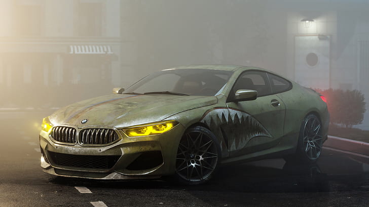 rendering, BMW, 8-Series, BMW M8, M850i, by Alexander Lukyanenko
