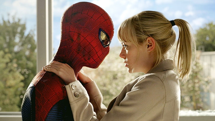 Spider-Man, The Amazing Spider-Man, Emma Stone, Gwen Stacy, HD wallpaper