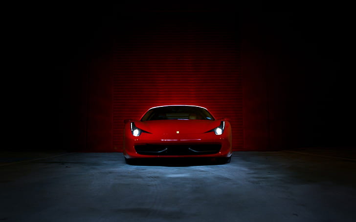 Ferrari 458 Italia Red, sport cars, muscle cars, coupe cars, HD wallpaper