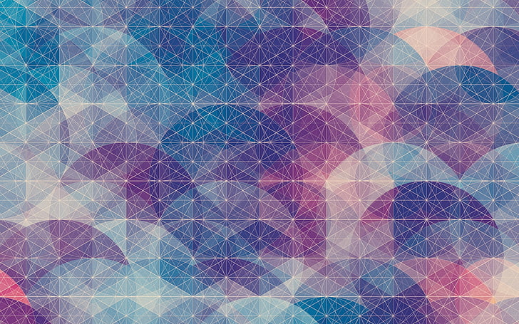 purple and blue asbtract wallpaper, Simon C. Page, abstract, artwork