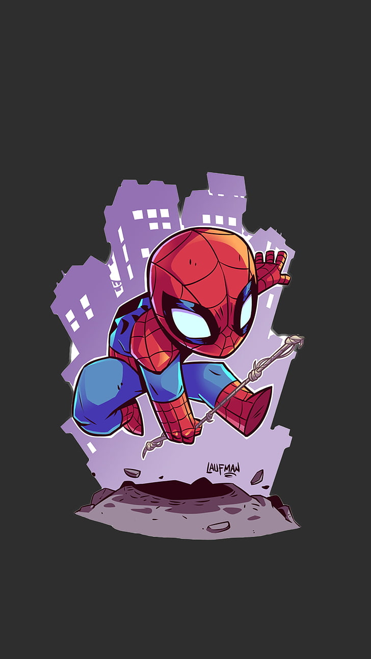 Marvel Spider-Man digital wallpaper, superhero, Marvel Comics
