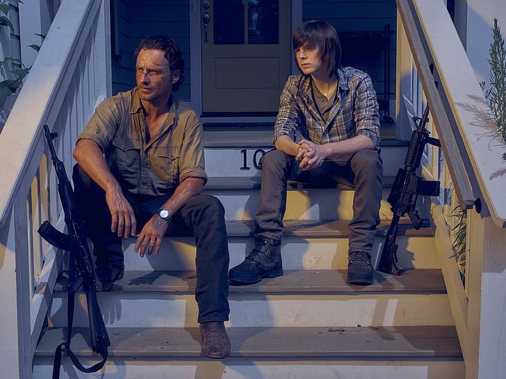The Walking Dead, Rick Grimes, Carl Grimes, Andrew Lincoln
