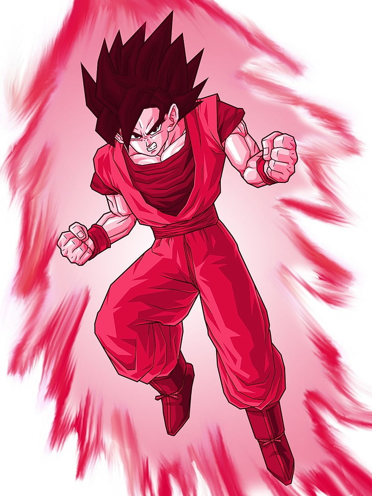 Dragon Ball, motion, full length, one person, vitality, pink color, HD wallpaper