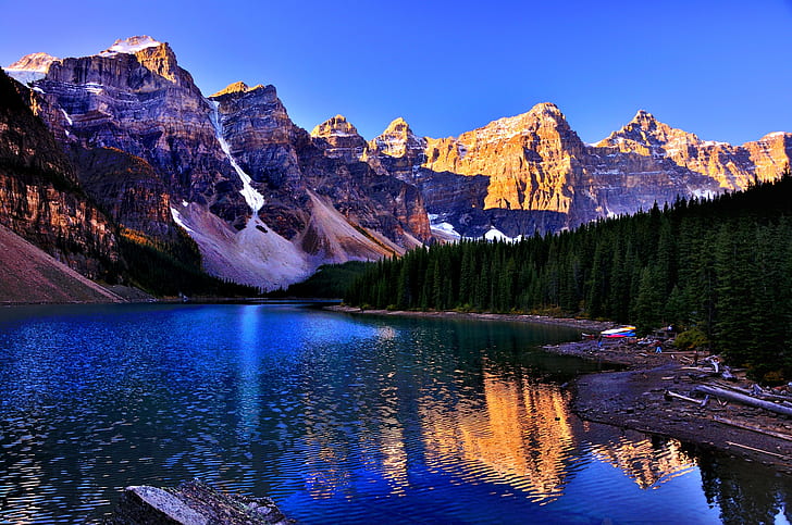 landscape, nature, Banff National Park, Lake Louise, Canada, HD wallpaper