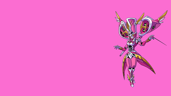 Kill la Kill, Jakuzure Nonon, purple, pink color, colored background