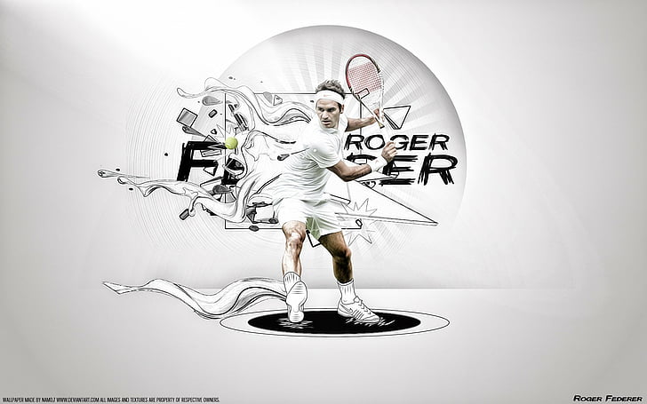 Tennis, Roger Federer, HD wallpaper