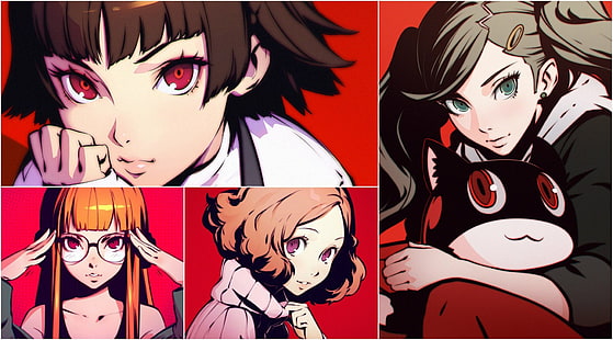 HD wallpaper: video games, cat girl, anime girls, Persona 5, Ann ...