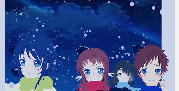 Anime, Nagi no Asukara, Chisaki Hiradaira, Hikari Sakishima, HD wallpaper