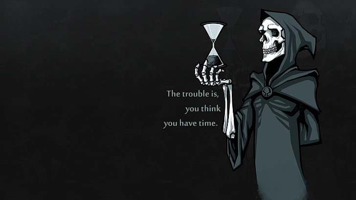grim reaper illustration, digital art