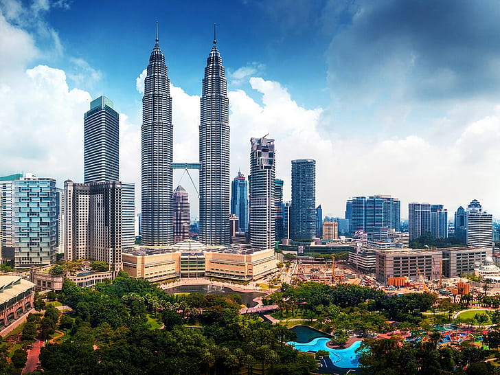 Petronas Towers, Kuala Lumpur, Malaysia, Petronas Twin Towers