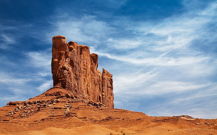 nature, landscape, rock formation, desert, Arizona, HD wallpaper