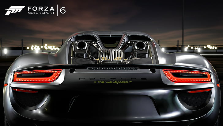 Forza, Porsche, Forza Motorsport 6, car, video games, Porsche 978 Spyder, HD wallpaper
