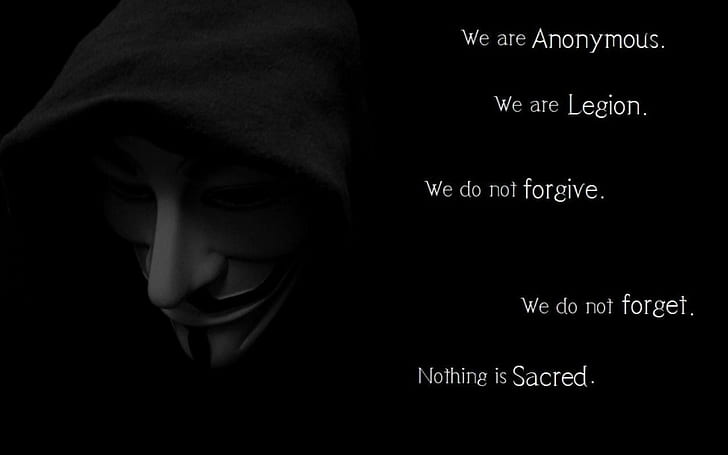 anarchy, Anonymous, Dark, hacker, hacking, mask, sadic, vendetta, HD wallpaper