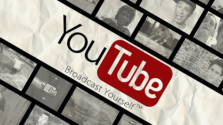 Youtube logo, video, site, red, sign, business, retail, store, HD wallpaper