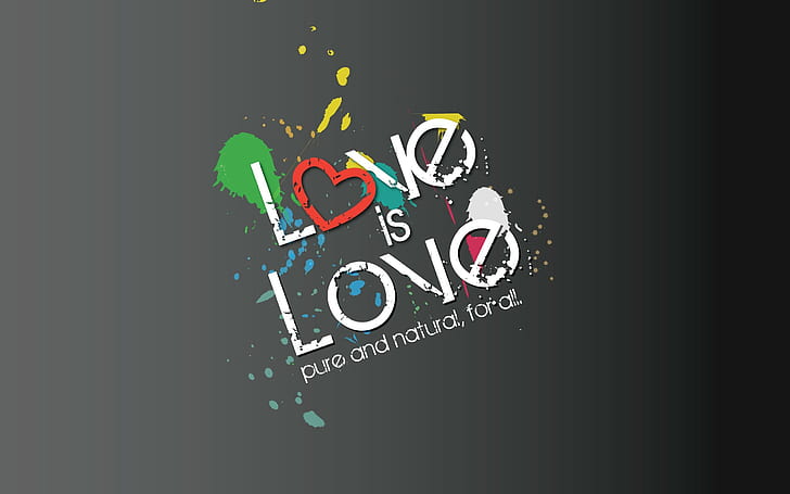 Love Is Love, religious, hearts, marriage, humanist, white, valentines, HD wallpaper